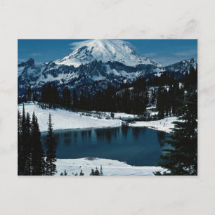 Mount Rainier, Washington State, U.S.A. Winter Postcard