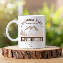 Mount Rainier Wilderness Deer Graphic