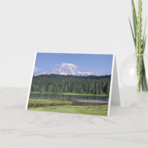 Mount Rainier's Reflection Lake Card