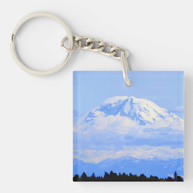 Mount Ranier Keychain (Front)