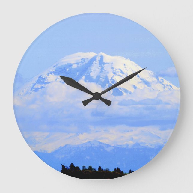 Mount Ranier Large Clock (Front)