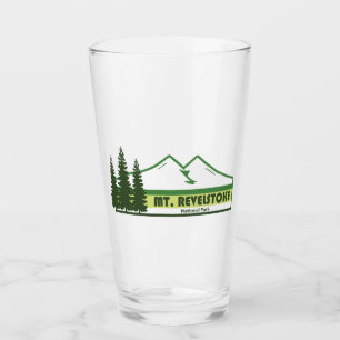 Mount Revelstoke National Park Green Stripes Glass