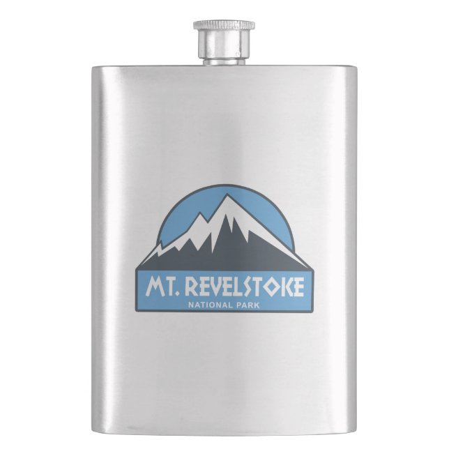 Mount Revelstoke National Park Hip Flask (Front)