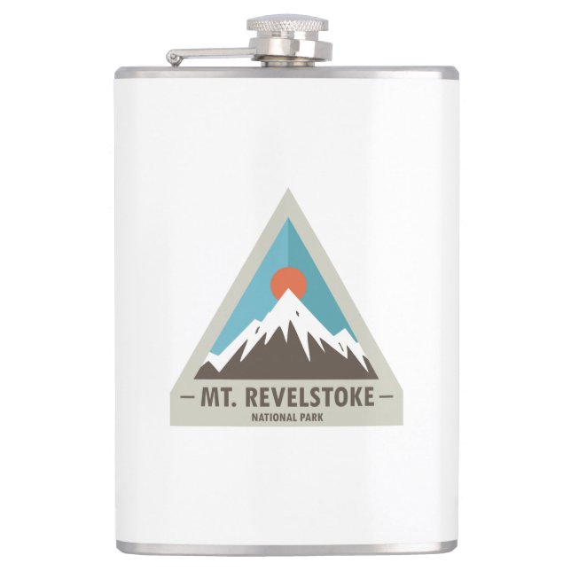 Mount Revelstoke National Park Hip Flask (Front)