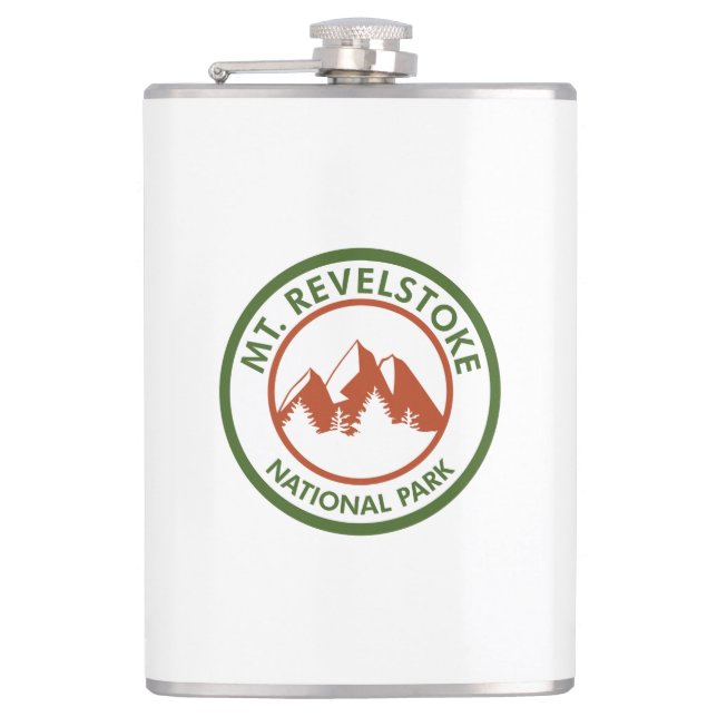 Mount Revelstoke National Park Hip Flask (Front)
