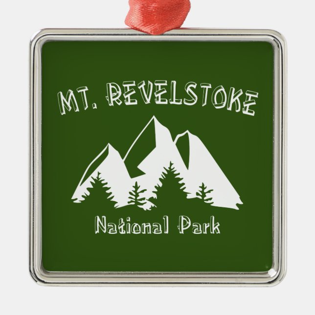 Mount Revelstoke National Park Metal Ornament (Front)