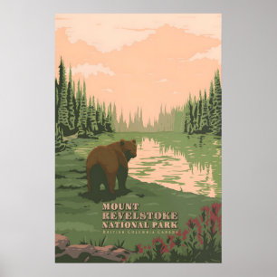 Mount Revelstoke National Park Travel Poster
