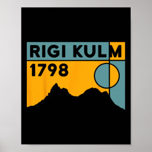 Mount Rigi Kulm Lake Lucerne Biking Hiking Skiing Poster
