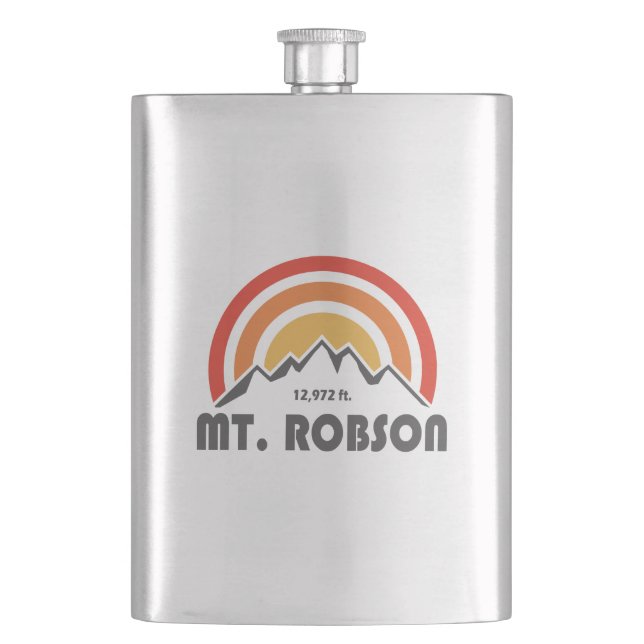 Mount Robson Hip Flask (Front)