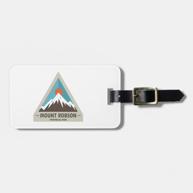Mount Robson Provincial Park Luggage Tag (Front Horizontal)