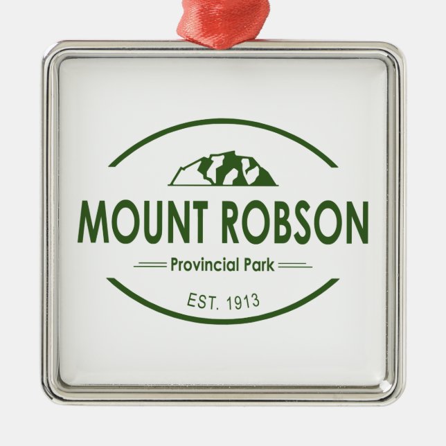 Mount Robson Provincial Park Metal Ornament (Front)