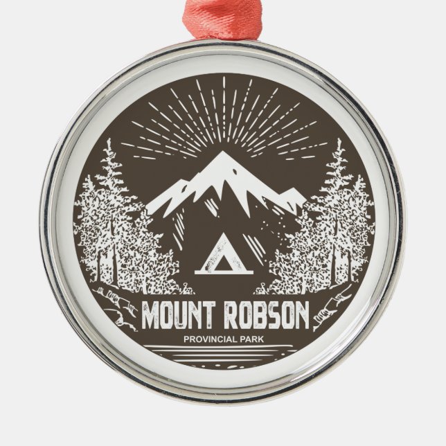 Mount Robson Provincial Park Metal Ornament (Front)