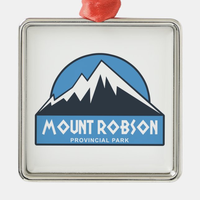 Mount Robson Provincial Park Metal Ornament (Front)