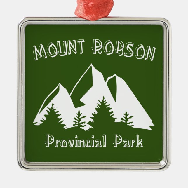 Mount Robson Provincial Park Metal Ornament (Front)