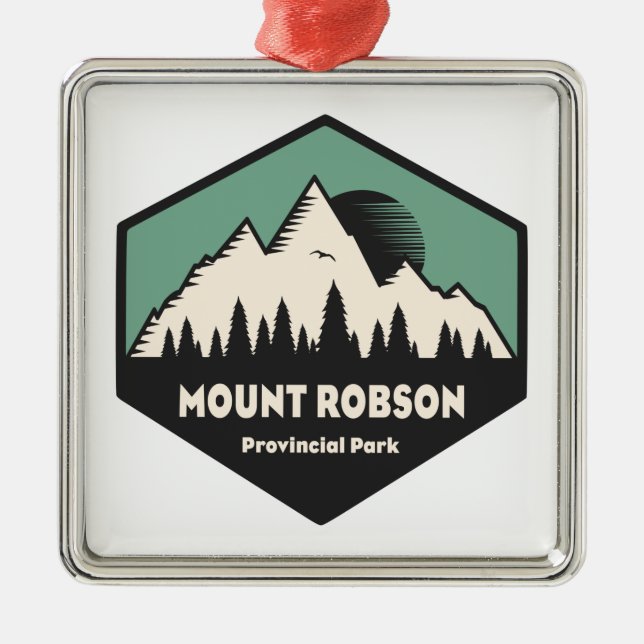 Mount Robson Provincial Park Metal Ornament (Front)