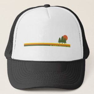 Mount Robson Provincial Park Pine Trees Sun Trucker Hat