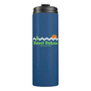 Mount Robson Provincial Park Retro Thermal Tumbler