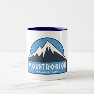 Mount Robson Provincial Park Two-Tone Coffee Mug