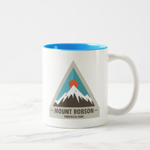 Mount Robson Provincial Park Two-Tone Coffee Mug