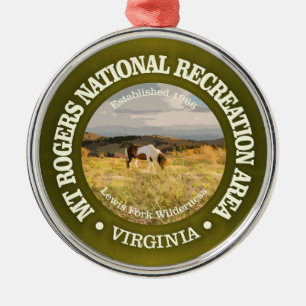 Mount Rogers NRA Metal Ornament