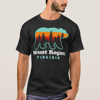 Mount Rogers Virginia Hiking Bear T-Shirt