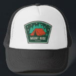 Mount Rose Wilderness Nevada Camping Trucker Hat<br><div class="desc">Mount Rose is a wilderness that borders on being urban,  with parts running right to the edge of Reno Nevada. Proximity to the city leads many visitors to trails like Mount Rose,  which receives over 100 people daily.</div>