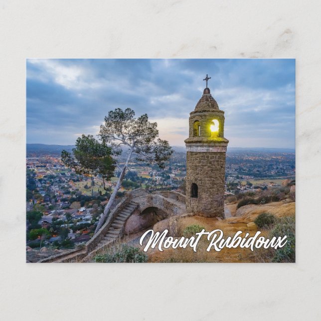 Mount Rubidoux Park, Riverside, California, USA Postcard (Front)