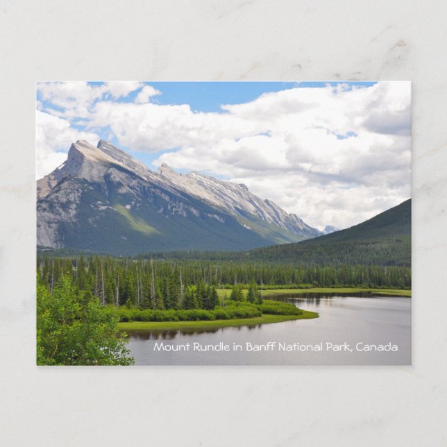 Mount Rundle in Banff National Park, Canada Postcard (Front)