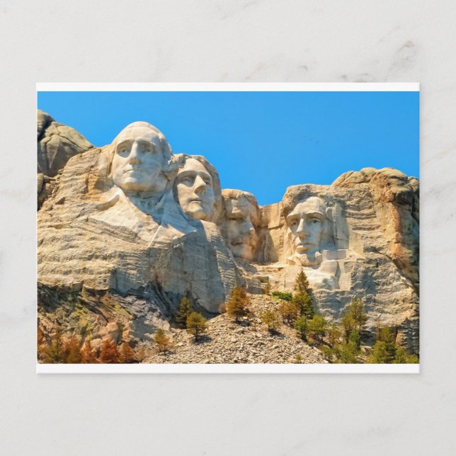 Mount Rushmore Classic View Postcard (Front)