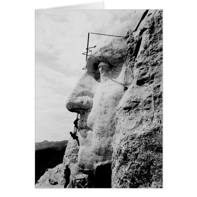 Mount Rushmore Construction of George Washington (Front)