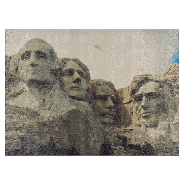 Mount Rushmore Cutting Board (Front)