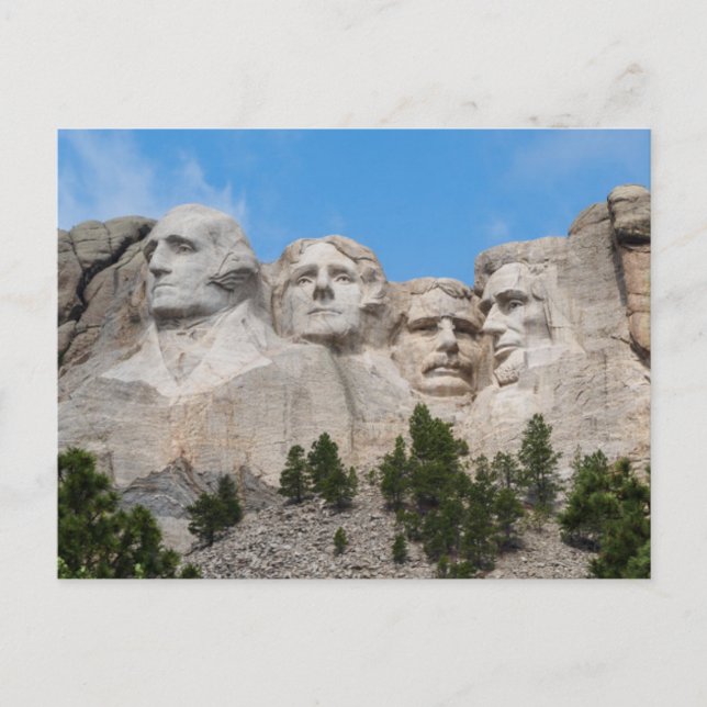 Mount Rushmore in Spring Postcard (Front)