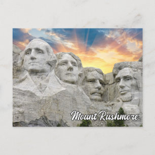 Mount Rushmore, Keystone, South Dakota Postcard