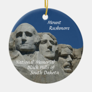 Mount Rushmore  Memorial CHRISTMAS ORNAMENT SD
