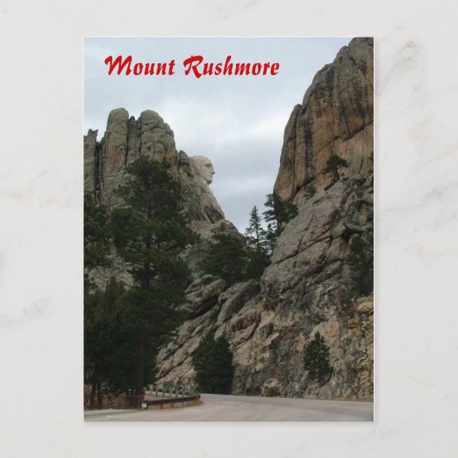 Mount Rushmore National Memorial Postcard (Front)