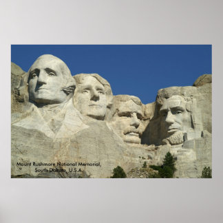 Mount Rushmore National Memorial Poster