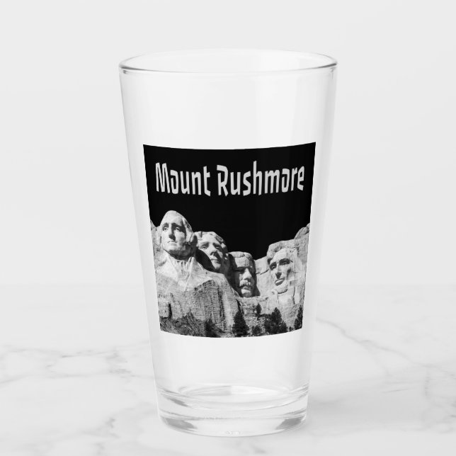 Mount Rushmore National Memorial South Dakota Glass (Front)