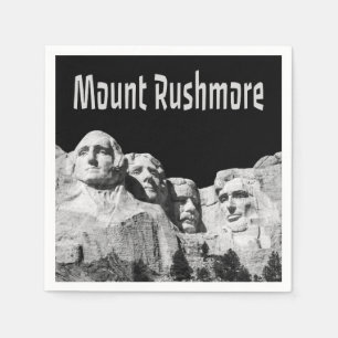 Mount Rushmore National Memorial South Dakota Napkin