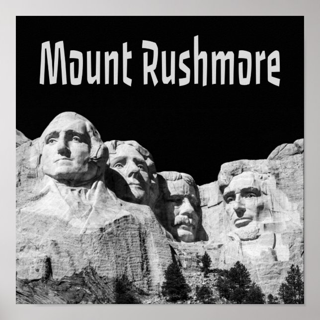 Mount Rushmore National Memorial South Dakota Poster (Front)