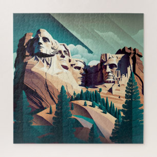 Mount Rushmore National Monument Jigsaw Puzzle