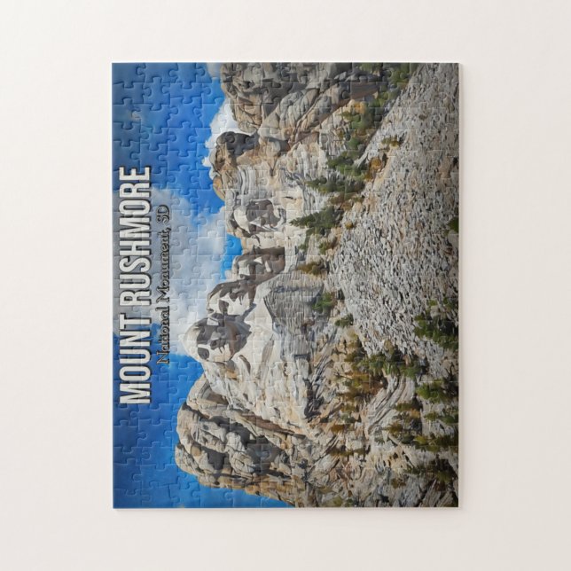 Mount Rushmore National Monument, South Dakota  Jigsaw Puzzle (Vertical)