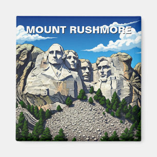 Mount Rushmore National Monument Travel Magnet