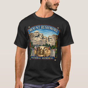 Mount Rushmore National Park Retro Travel T-Shirt