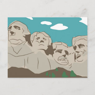 Mount Rushmore Postcard