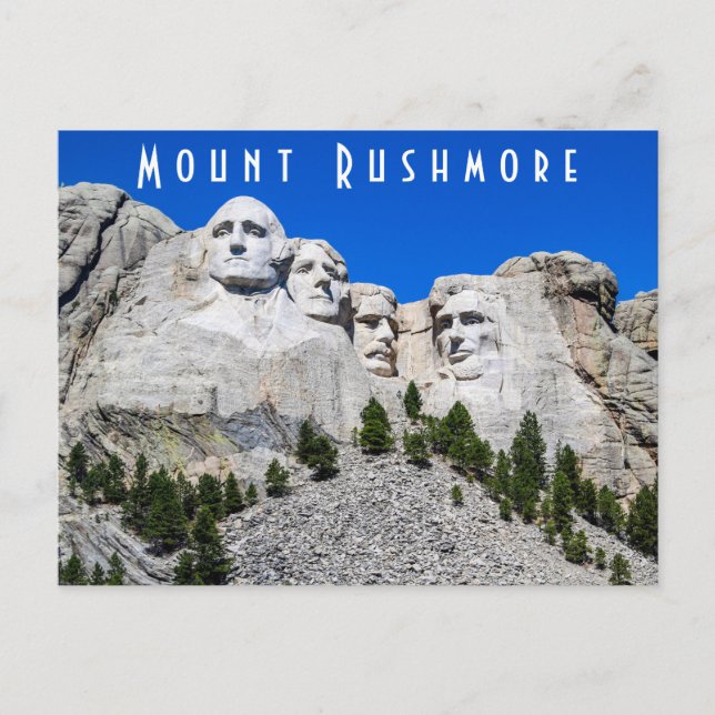 Mount Rushmore Postcard (Front)