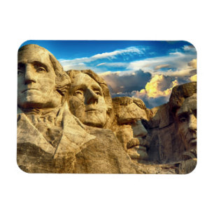 Mount Rushmore Presidential Memorial Magnet