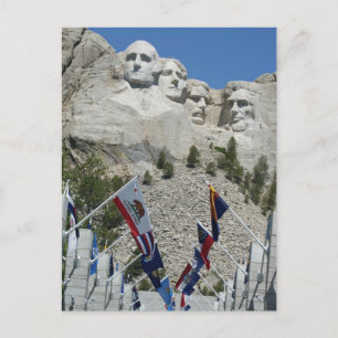 MOUNT RUSHMORE PRESIDENTS MEMORIAL SOUTH DAKOTA POSTCARD