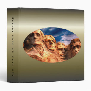 Mount Rushmore South Dakota Binder