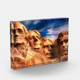 Mount Rushmore South Dakota Photo Block