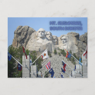 Mount Rushmore South Dakota Postcard